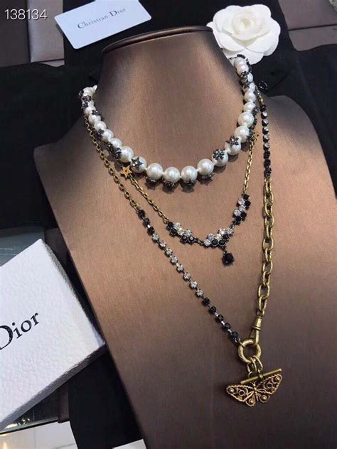 dior teddy d necklace